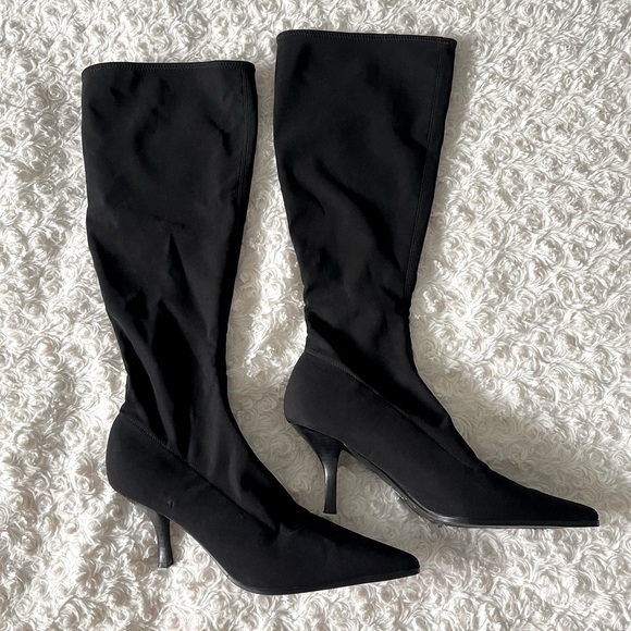 Madison Studio Shoes - Madison Studio Pointed Toe High Heel Boots Sz 9.5